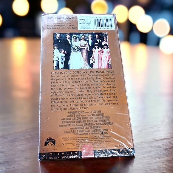 The Godfather ~ 2 VHS Movie Set ~ New! - Picture 3 of 4